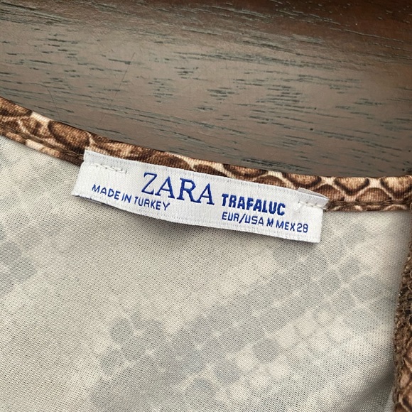 ZARA Snake Skin Bodysuit - Picture 8 of 8